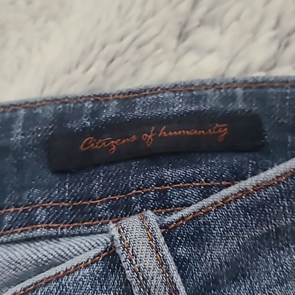 Citizens of Humanity Women's Jeans Straight Leg Size 29 Blue w/ Belt Wrap BOGO - Picture 3 of 15